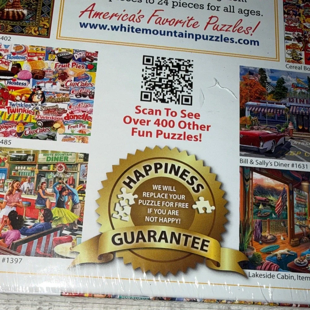 White Mountain Broadway Musical Collage Puzzle